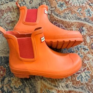Hunter Women’s Orange Rain Boots